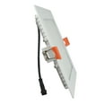 thumbnail image 3 of American Imaginations AI-28688 4 in. Square Aluminum Semi-Recessed Pot Light, White, 3 of 5