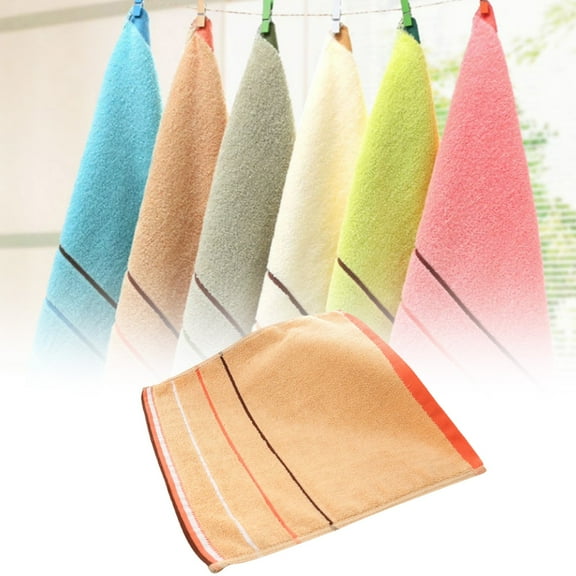 Cotton Fingertip Towels,Wash Cloths for Your Face,13 X 13 Inches Decorative Extra-Absorbent and Soft Terry Towel,Square Pure Cotton Towel Thickened Absorbent