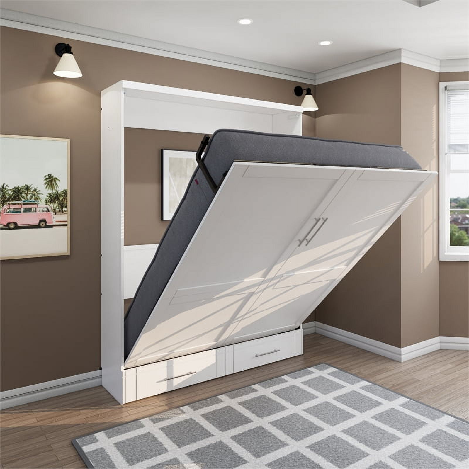 Brentwood queen murphy bed deals