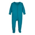 thumbnail image 2 of Gerber Unisex Baby Toddler Buttery Soft Footed Pajama 2-Way Zipper with Viscose Made from Eucalyptus, Sizes 0/3M - 4T, 2 of 10