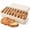 White, variant on 11-Slot Silicone Bread Freezer Box with Lid, Sourdough Bread Storage Container for Individual Slices, Reusable Freezer Organizer for Artisan Bread