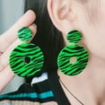 thumbnail image 5 of vnanda Durable Earrings Vintage Zebra Print Magnetic Tape Hook Earrings Retro Cassette Crush Colorful Drop Dangle Jewelry Gift Women Hook Earrings, 5 of 8