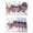 Blue Red White, variant on Blue Red Butterfly 4th of July Placemats Set of 12, Stars Independence Day Rustic Placemats for Dining Table, Place Mats for Kitchen Tabletop, Waterproof Wipeable Dining Table Mats Set