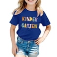 thumbnail image 7 of LWNYDPLSD White Tshirt Toddler Girls Shirt Sweat Shirt White Tee Shirt Girls Size 10-12 Clothes 5 Year Old Girl Clothes for Teen Girls 12-14 Trendy, Blue 4-5 Years, 7 of 7