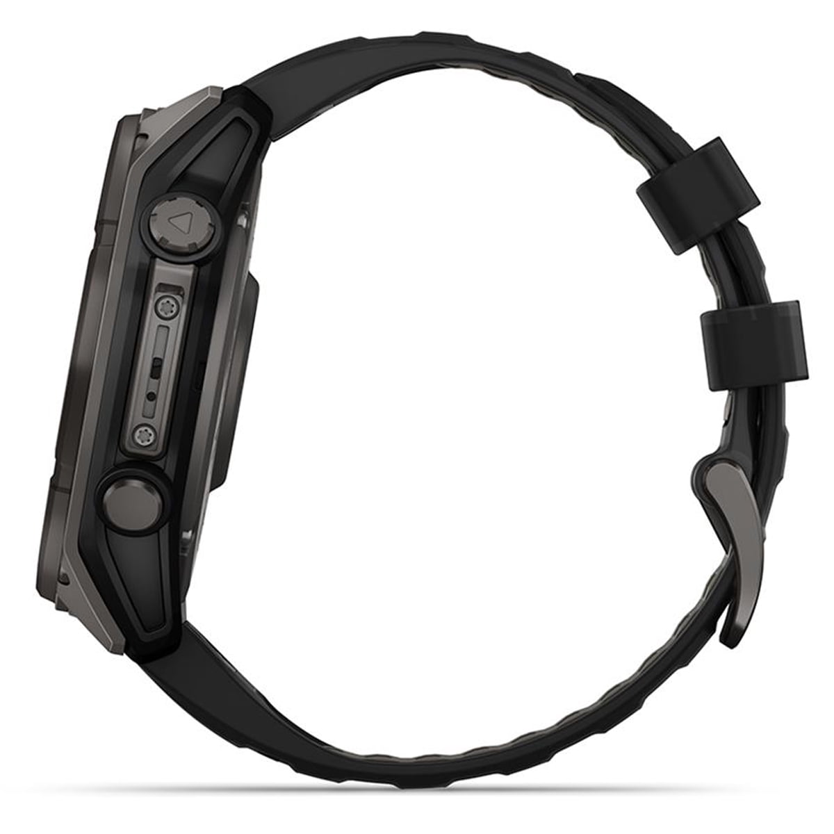 Garmin fenix® 8 47 mm, Solar Sapphire, Carbon Gray DLC Titanium with Black/Pebble Gray