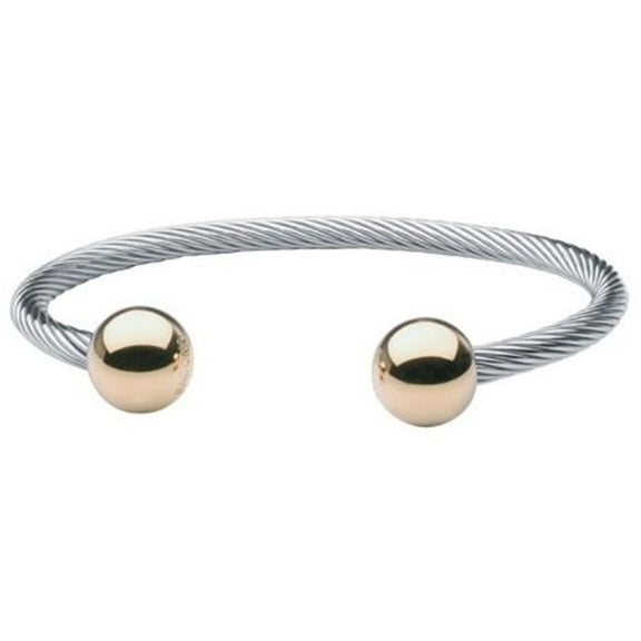 Sabona 70070 Wire Magnetic Bracelet TwoTone - Large & Extra Large