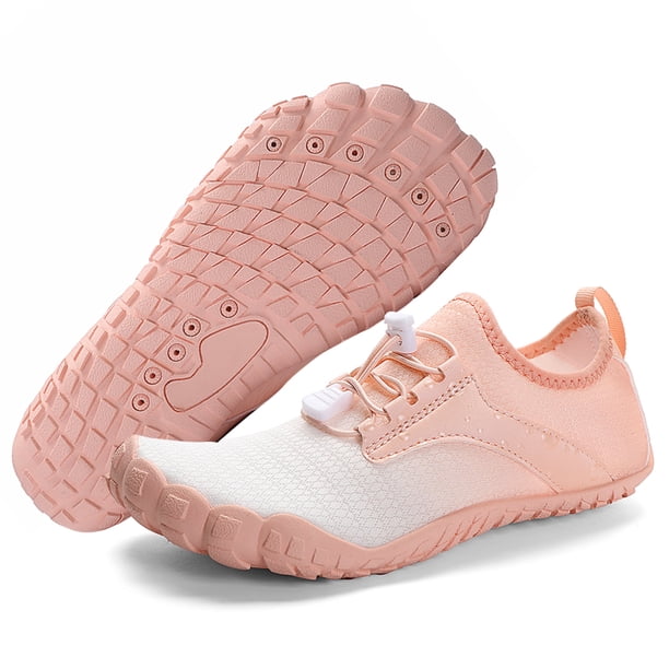 Zapatos Agua Descalzo Playa Secado Rápido Antideslizante para Hombre Mujer Wdftyju (36) Rosa