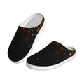 thumbnail image 2 of Daiia Colorful Sparkling Print Women’s Fuzzy Slippers Memory Foam Lightweight House Shoes Cozy Loafer Flannel House Shoes-42/43, 2 of 7