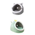 thumbnail image 1 of Camas para Gatos para Gatos de Interior Casa para Gatos Almohadilla para Perrera Fondo Antideslizante S + Forma de Dinosaurio Cama para Gatos Nido de, 1 of 9