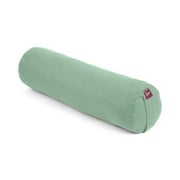 Yoga Bolster - Small Cylindrical Round Cotton Filled - 1pc - Yogavni (Sage Green)