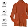 thumbnail image 4 of Pull Col Roulé Femme Base Intérieure Automne et Hiver Manches Longues Chaud Ajusté Couleur Unie Pull Ajusté, 4 of 5