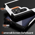 thumbnail image 6 of for Samsung Galaxy S24 Ultra Back Case, Luxury Hybrid TPU + PC Shockproof Protective Slim Fit Lightweight Durable Anti-falling Thin Phone Case Cover for Samsung Galaxy S24 Ultra, White, 6 of 8