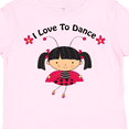 thumbnail image 4 of Inktastic I Love to Dance Ladybug Girls Toddler T-Shirt, 4 of 5