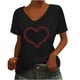 thumbnail image 1 of Camiseta sin mangas OAVQHLG3B Store con cuello en V y estampado informal para mujer, 1 of 5