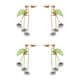thumbnail image 1 of 4x Hermoso Lirio de Los Valles Colgantes Pendientes de Gota Al Por Mayor, 1 of 5