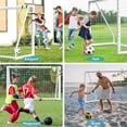 thumbnail image 3 of Soccer Goal for Backyard 8×6 FT Soccer Net Soccer Net Backyard Portable Soccer Goals Post Training Equipment for All Ages, Weatherproof PVC Soccer Goal, 3 of 6