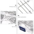 thumbnail image 2 of MasteelfCA 250pcs Blind Rivets Nail Decoration Rivets Fasteners for Furniture Assortment, 2 of 7