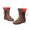 Brown, variant on Boots Stage Stage Props Boots With Side Straps Flat Bottomed Midsole Women's Boots