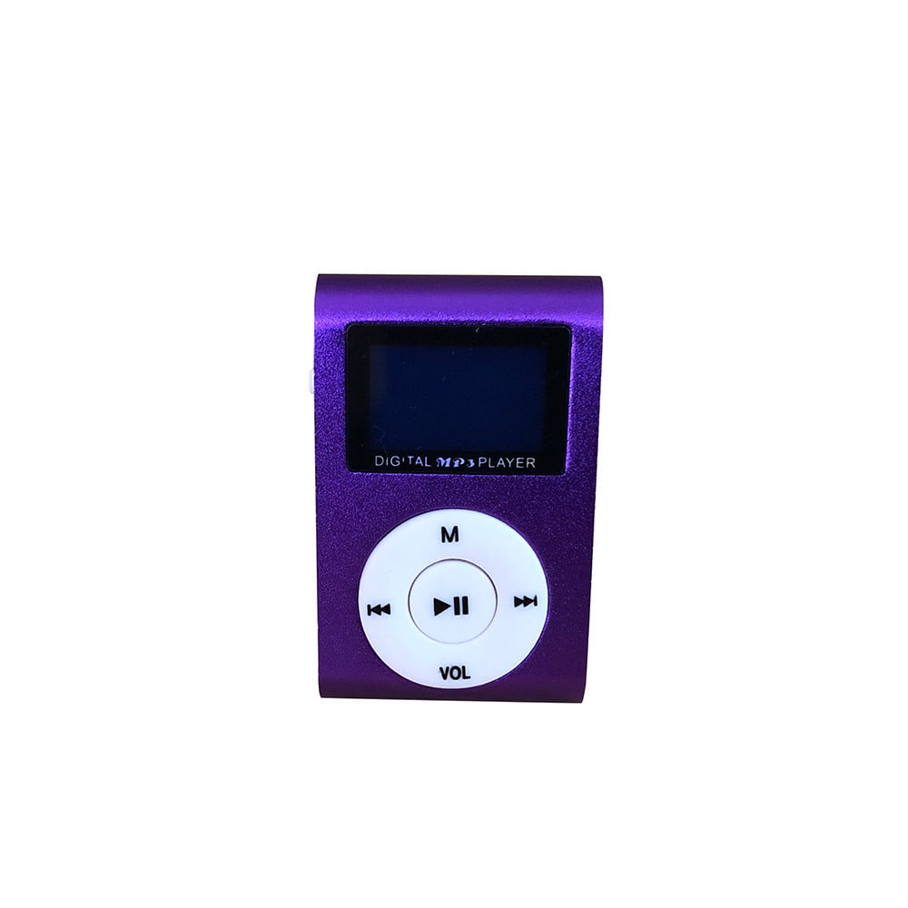 Follure Portable Mini USB Digital MP3 Player LCD Screen Support 32GB Micro SD TF Card