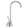 Westbrass D261-NL-26 10" Calorah 1-Handle Hot Water Dispenser Faucet (Tank sold separately), Polished Chrome