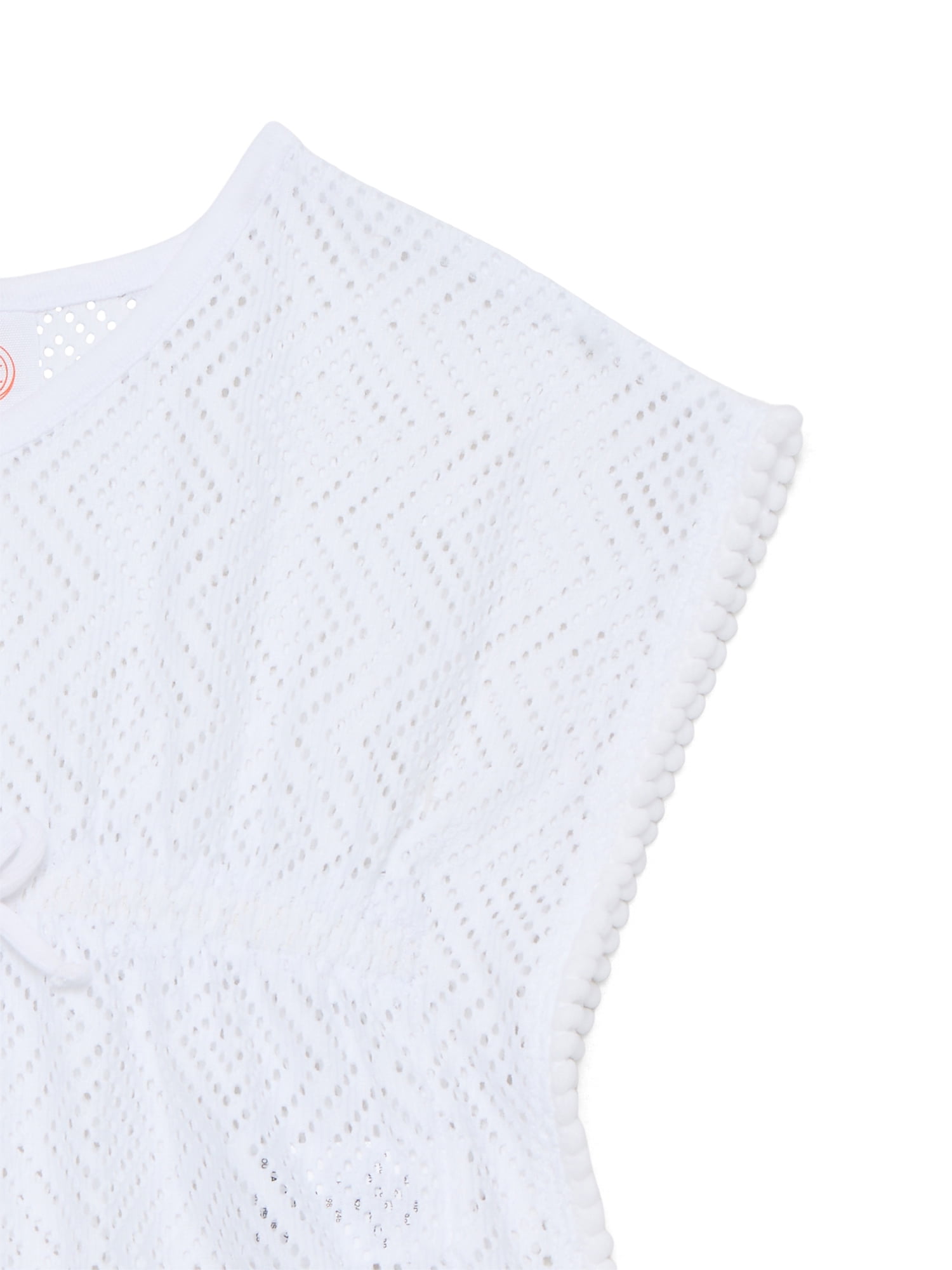 Wonder Nation Toddler Girl Crochet Kaftan Swim Coverup, Sizes 12M-5T