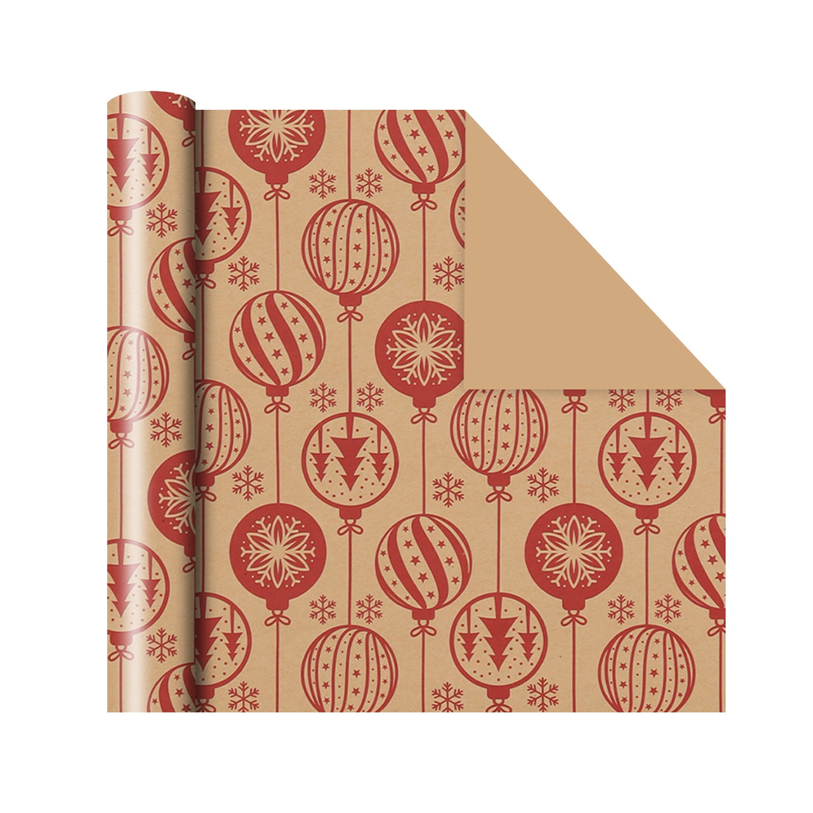 LUIISIS 6 Pcs Wrapping Paper, 27.5*19.7 Inches Holiday Kraft Paper, Brown  Gift Wrapping Paper for Wrapping Present, Festival Gift, Flower, Includes