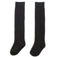 thumbnail image 6 of 4 Pairs Girls Knee High Socks School Uniform Socks Long Socks for Girls Seamless Cotton Toddler Soccer Socks Dress Socks for 3-12 Years, 6 of 11