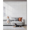 thumbnail image 6 of 12 Pack Stick on Tiles Backsplash,Durable Bathroom Backsplash for Kitchen,QZS White Multipurpose Wall Panels for Kitchen,Bathroom, 6 of 6