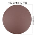 thumbnail image 2 of 9 Inch Sanding Disc 150 Grits Flocking Sandpaper for Sander 10 Pcs, 2 of 4