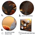 thumbnail image 3 of Designart "Golden Flight Of Yellow Parrots At Sunset" Parrot Floater Framed Wall Decor, 3 of 5