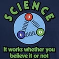 thumbnail image 3 of CafePress - Science It Works Whether You Believe Dark T Shirt - Men's Classic Graphic Cotton T-Shirt, 3 of 4