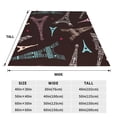 thumbnail image 5 of Junzan Eiffel Tower Print Flannel Fleece Blanket Throw Blanket For Bed,Sofa,Couch,Travel,Camping(50"X40"), 5 of 9