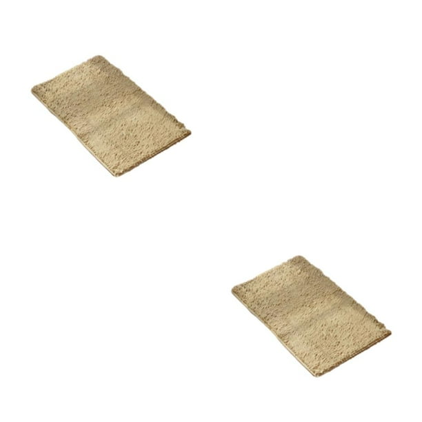 Alfombrilla de baño de secado rápido Cateissary antideslizante Camel 40 cm * 60 cm 2Conjunto
