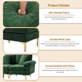 thumbnail image 4 of Wiilayok 114" U-Shaped Sectional Sofa,Chenille Modular 4 Seat Sofa Set for Living Room,Convertible L Shaped Sofa Couch Set with Chaise Lounge, Ottoman and Pillows, 4 of 8