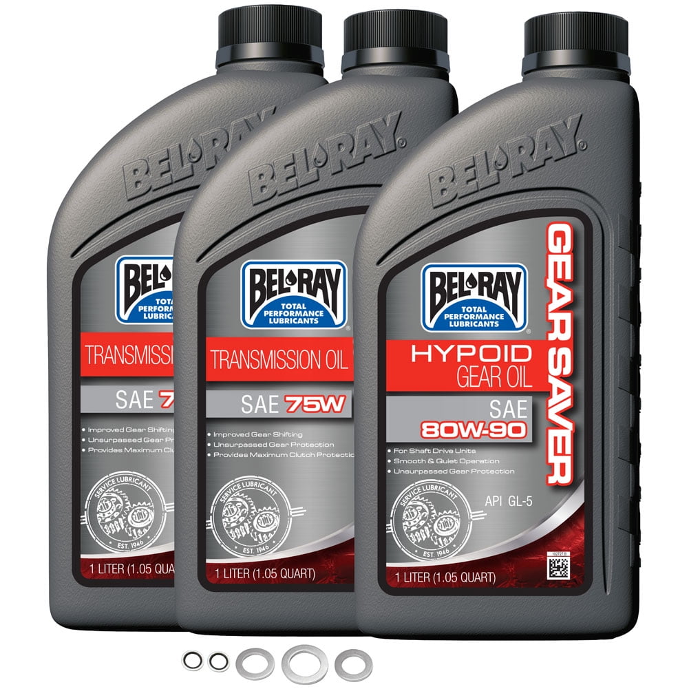 Tusk Drivetrain Oil Change Kit with BelRay Oil