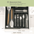 KitchenEdge Premium Silverware, Flatware and Utensil Organizer for