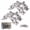 Universal | 175°Heavy Duty + Manual & Case, variant on Full Overlay Soft Close Cabinet Hinges, 304 Stainless Steel 4 Pack Hidden Hinge Set, Quick-Release, Cooper Core Hydraulic Cylinder, Concealed Self Closing Hinges for Cabinets Cupboard Door