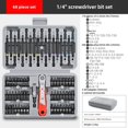 thumbnail image 1 of 68-Piece Multi-Purpose Screwdriver Kit with Ratchet Function, Assorted Bits (Flathead, Phillips, Triangle, Torx), Extended Tips, and Organizer Case – Durable Tools for DIY Repairs and Projects, 1 of 6