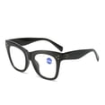 thumbnail image 5 of Gafas de lectura anti luz azul, gafas comunes de montura grande europeas y americanas, gafas de lectura para personas de mediana edad y mayores, gafas de lectura para mujeres, 5 of 5