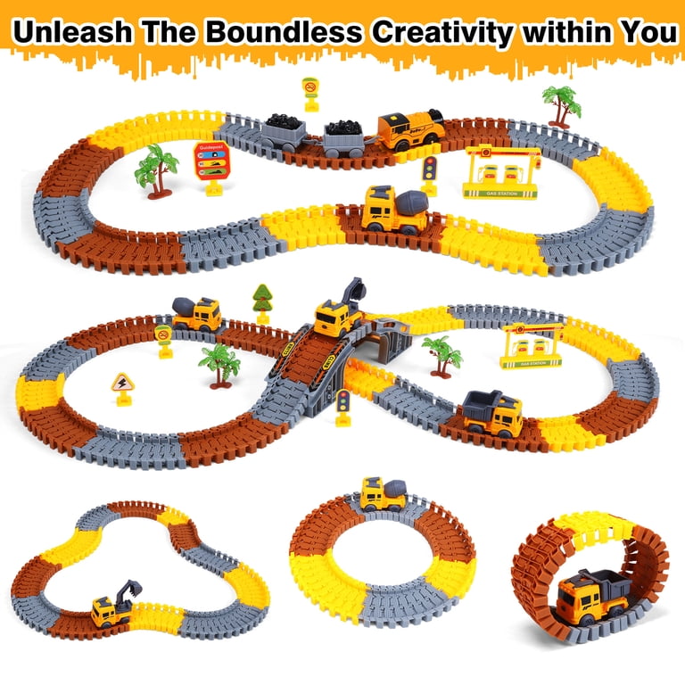 WeFone Construction Race Track Toy 281-Piece Set photo 4