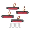 thumbnail image 2 of Luz reflectora para coche, 4 Uds., 27LED, 1200LM, IP67, impermeable, Universal, para RV, yate, furgoneta, camión, color rojo, 2 of 14
