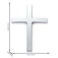 thumbnail image 3 of 3D Cross Car Decal Sticker, Embossed Design Self Adhesive Surface Emblem, Waterproof Automotive Styling Exterior Decoration, Gold, 3 of 7