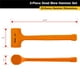 thumbnail image 5 of Set de martillos Dead Blow Titan 63143, 450 g, 900 g, 1,4 kg, 5 of 7