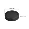 thumbnail image 2 of Unique Bargains Mason Jar Lids, 10 pack Plastic Storage Lids with 10pcs Silicone Ring, Regular Mouth (Black), 2 of 4