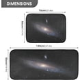 thumbnail image 3 of GZHJMY Starry Sky Anti Fatigue Kitchen Mat Set of 2 Non Slip Skid Washable Soft Absorbent Anti Kitchen Floor Mats for Kitchen Sink Laundry Room Bathroom (19"x27"+19"x47"), 3 of 7