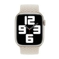 thumbnail image 2 of Open Box Apple Watch Band Braided Solo Loop 44mm 45mm 46mm 49mm series 3 4 5 6 7 8 SE Starlight Size 10, 2 of 7