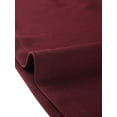 thumbnail image 6 of INSPIRE CHIC Women's Skirt Casual Adjustable Strap Button Front Suspender Mini Skirt S Burgundy, 6 of 7