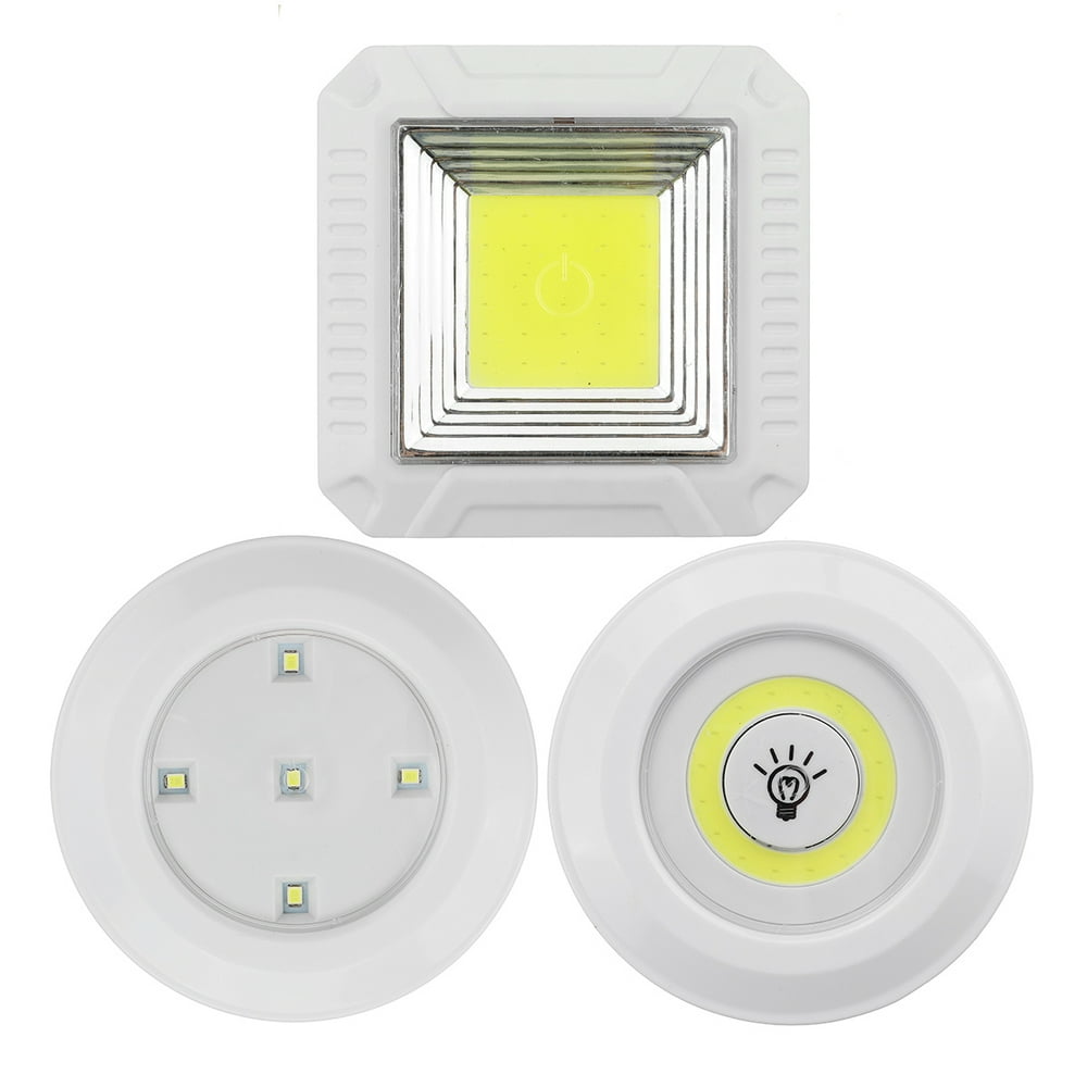 Wireless LED Puck Lights with Remote Control,Battery Powered Lights for
