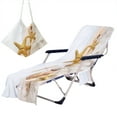 thumbnail image 7 of Fwttom Lounge Chair Towel Cover, Beach Chair Cover Beach Bag with Side Pockets Microfiber Lounge Chair Beach Towel Chair Cover, 7 of 7
