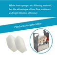 thumbnail image 2 of TropicAqua Foam Filter Pads Replacement Compatible with Aqua Clear 20 Aquarium Bio Sponge (Pack of 10), 2 of 6